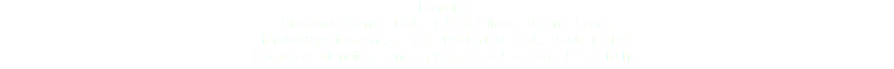 k8grafica Ricardo Gutierrez 1196 - (1636) Olivos - Vicente Lopez info@k8grafica.com.ar - Tel.: 4794.6120 - Cel.: 15.5011.9139 Horario de atencion: Lunes a Viernes de 9 a 13 hs. / 15 a 18 hs.